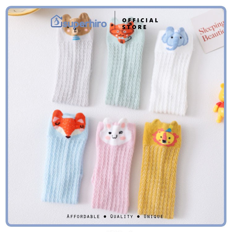 Kaos Kaki Bayi / baby Socks panjang Lucu Knit import Premium 3D