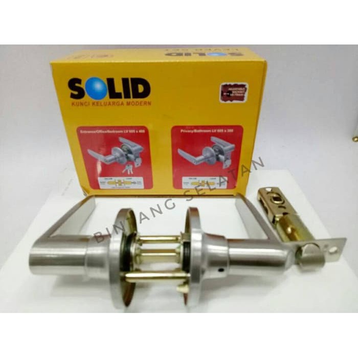 KUNCI WC KAMAR MANDI SOLID LSV605X400 STAINLESS