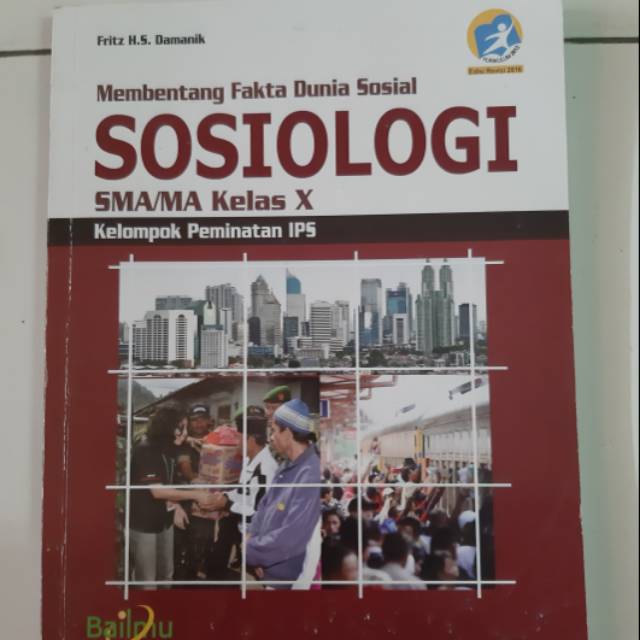 Buku Sosiologi kelas 10 X revisi 2016 Bailmu