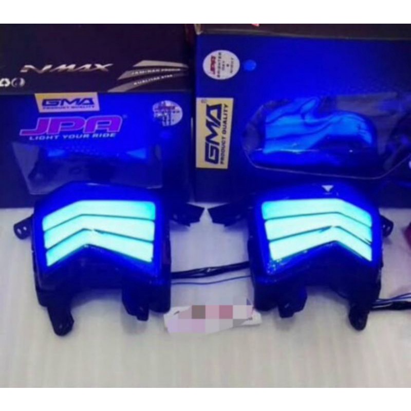 LAMPU SEIN SEN DEPAN YAMAHA NMAX OLD MEREK JPA SENJA MERAH