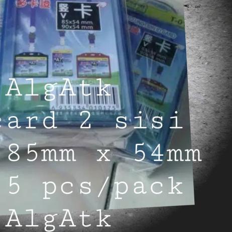 

✷ NAME TAG/ID CARD TANDA PENGENAL. 2 SISI T-017. ISI 5 PCS/BH. ♩