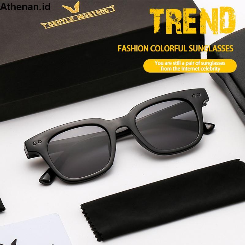 1Pcs Korea Kacamata Hitam Wanita Mengemudi Kacamata Anti Radiasi Blueray Warna Permen Uniseks Sunglasses Pria/Wanita