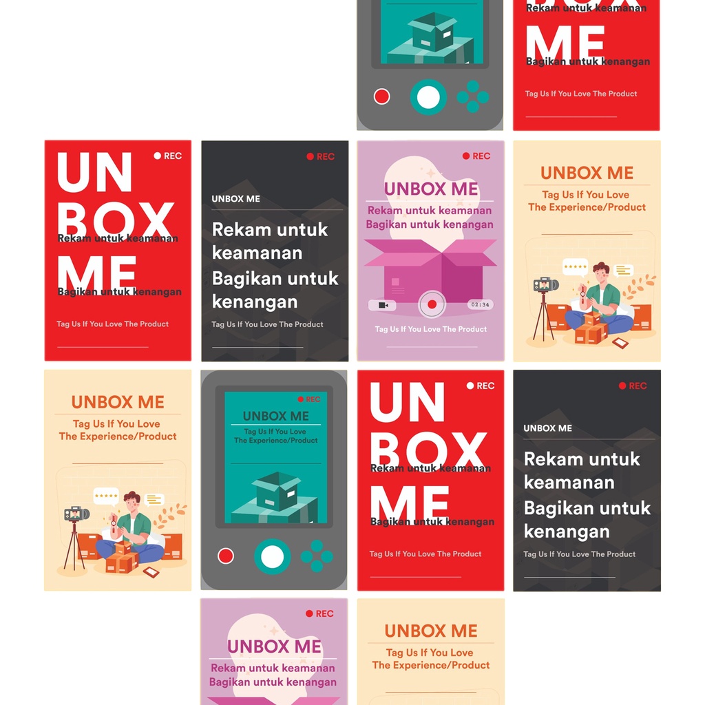 

Unbox Me Sticker | Label pengiriman - Uk. 4 x 6 cm