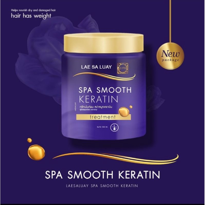 Lae Sa Luay Hair Keratin Mask Masker Keratin Thailand Bestseller Original 100%
