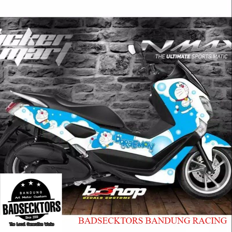 Decal New Nmax 2020 motif Doraemon full body keren
