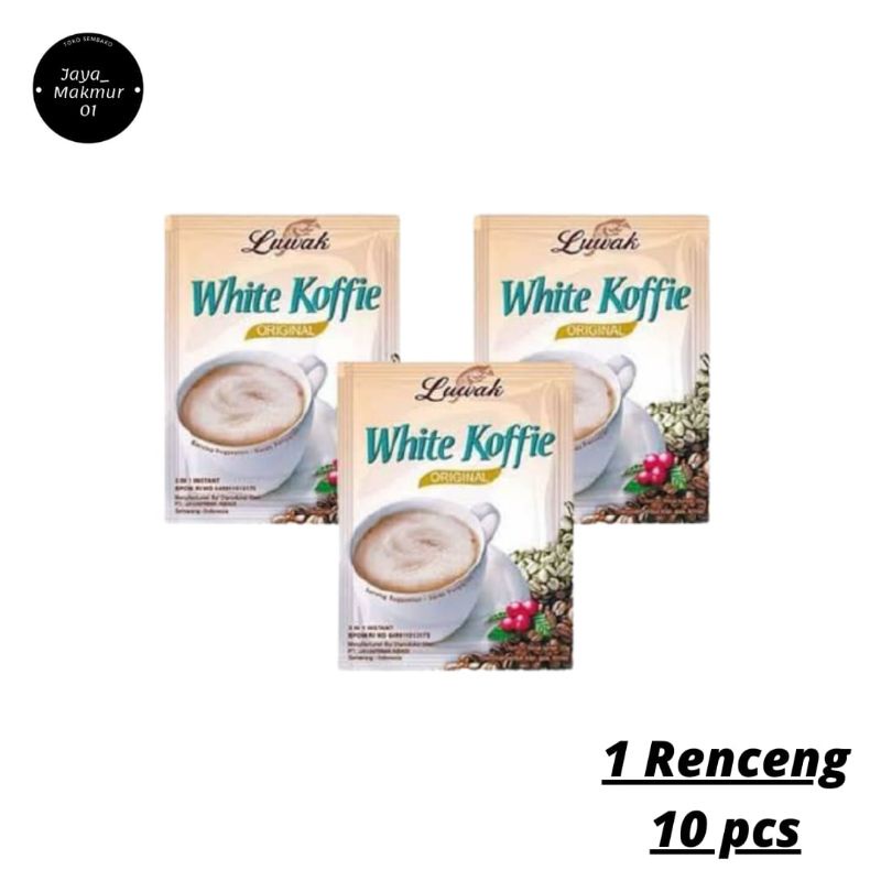 

10 RENTENG LUWAK WHITE COFFE 100 SACHET