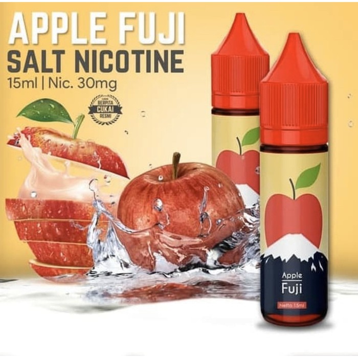 Apple Fuji Salt Nic Nicotine Apel Liquid Pods Pod Cukai 30 Mg 15 ML