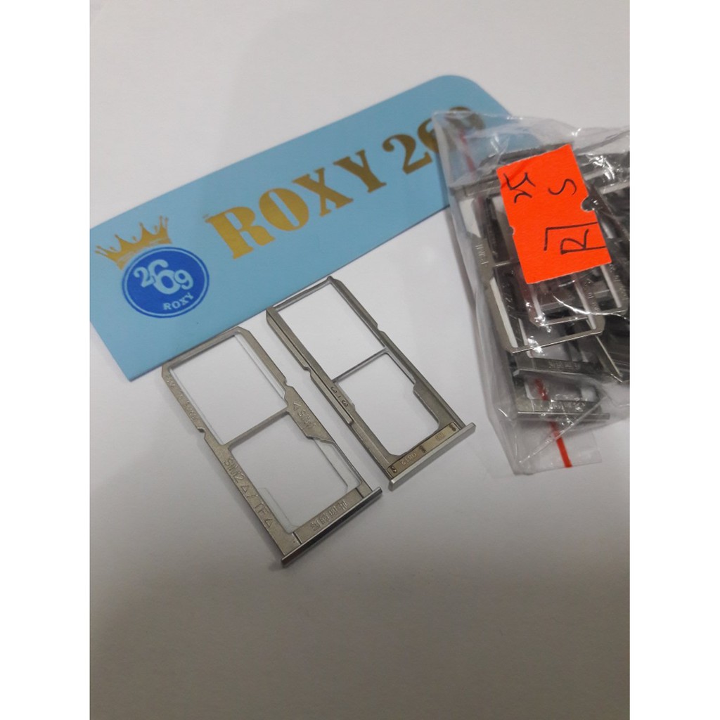 promo Simtray Sim Tray OPPO R7 SILVER  Slot Sim CARD / Letak Kartu Sim HP / Rumah Kartu  / Tempat