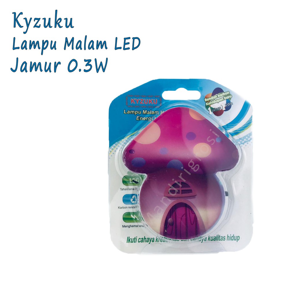 Lampu Tidur * LED * Kyzuku * Jamur * KZ-126