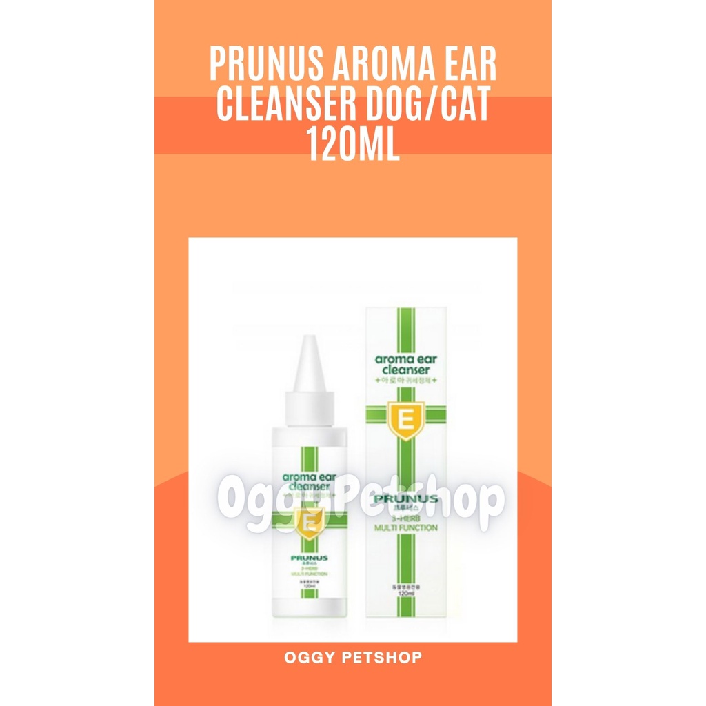 PRUNUS AROMA EAR CLEANSER DOG/CAT 120ML