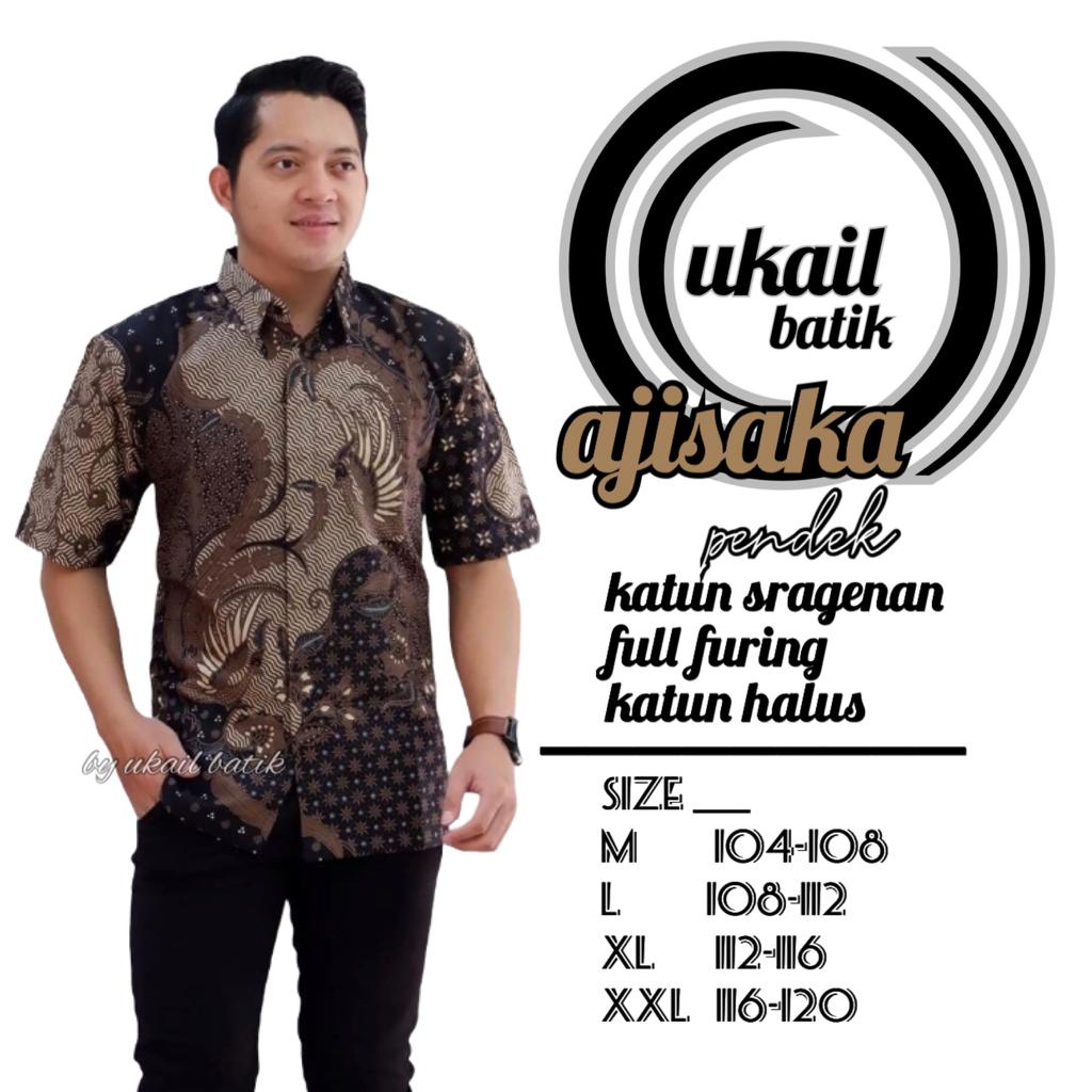 AJISAKA UKAIL KEMEJA BATIK SOLO PRIA LENGAN PENDEK LAPIS FURING ATASAN BATIK PREMIUM MODERN KATUN HALUS ARDANA BIRU JEJAKA MERAH PEKSI SELING PARANG WENING PEKSI AJISAKA SELING KUNING PEKSI SELING BIRU BROTOJOYO WAHYU LAWASAN PRASTOWO PEKSI YUDHA PEKSI