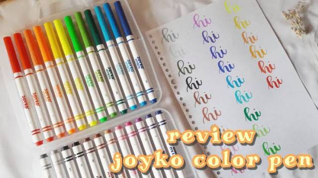 

RB JOYKO CLP06 CLP07 CLP39 CLP40 DOUBLE TIP COLOR METALLIC BRUSHPEN BRUSH PEN SET 12 24 36 48 WARNA