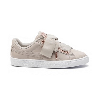 puma basket heart gold