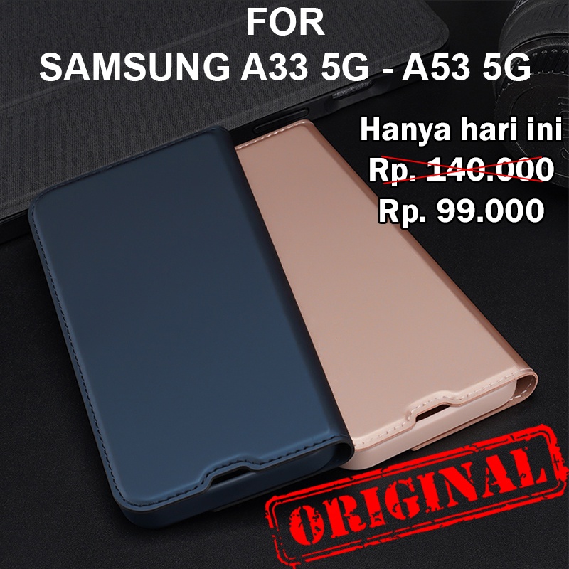 DUX DUCIS PRO FLIP COVER case Samsung Galaxy A33 5G - A53 5G softcase casing hp stand card slot orig