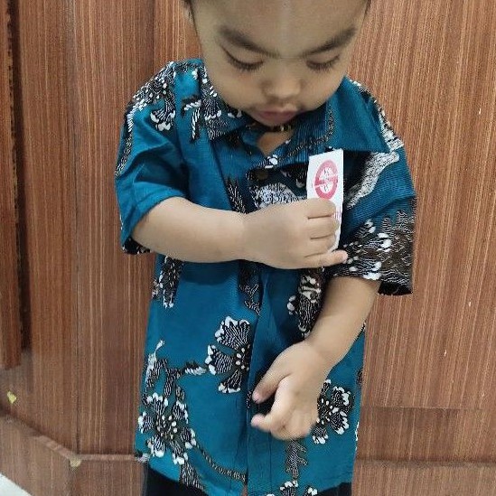 BATIK ANAK LAKI LAKI S M L XL TANGGUNG JANGKIS UMUR 1-11TAHUN bisa bayar tujuan/cod