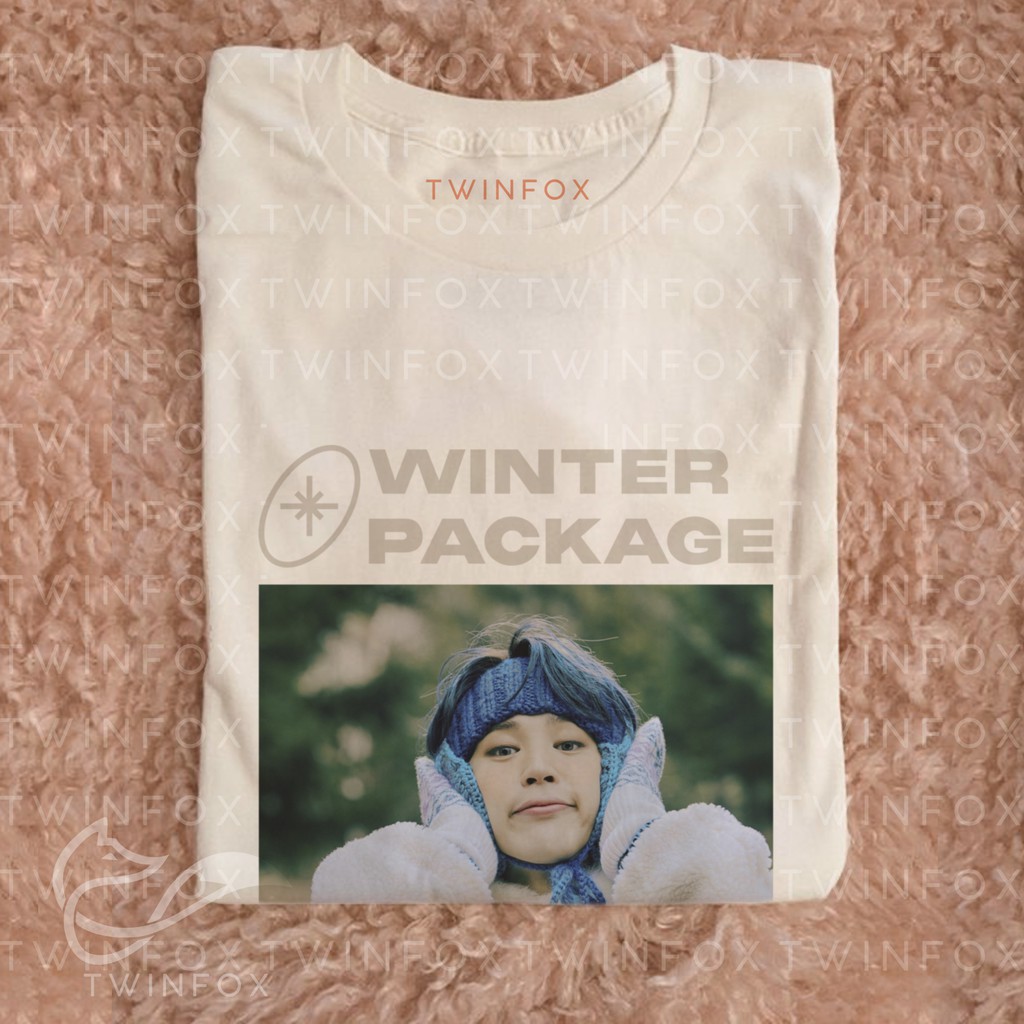 Kaos Kpop Unisex Bangtan Jimin Winter Package Photo (2021)