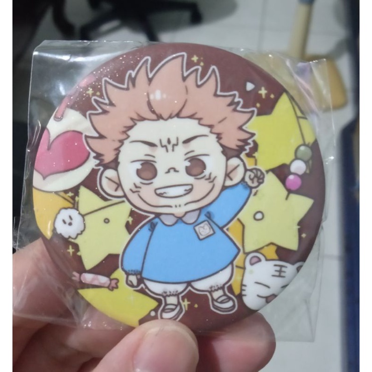 Jujutsu Kaisen Ryomen Sukuna can badge fanmerch