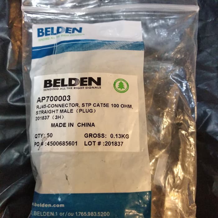Konektor Belden STP Cat5e 100ohm AP700003 50pcs