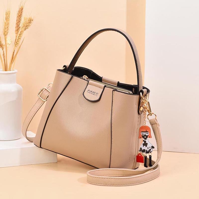BJ28818 - BEIGE/BLACK/KHAKI/PINK - TAS SLEMPANG TOTE BAG TAS KERJA HANDBAG IMPORT TERMURAH TERLARIS JAKARTA FASHION WANITA JT8818 BQ2881