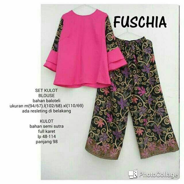 Set kulot kebaya batik