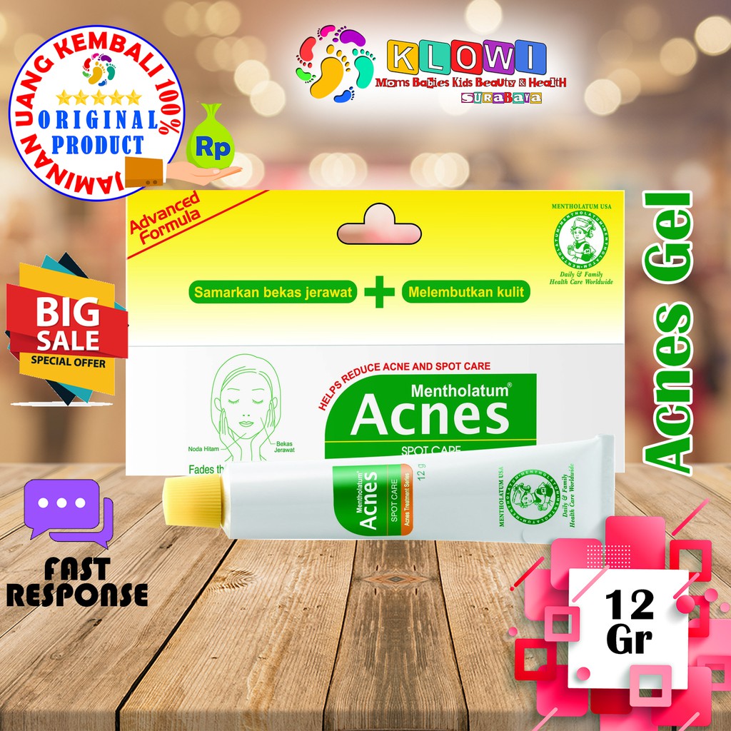 Acnes Spot Care 12g / Acne Gel / Penghilang Bekas Jerawat / Acne Treatment / Acne Care