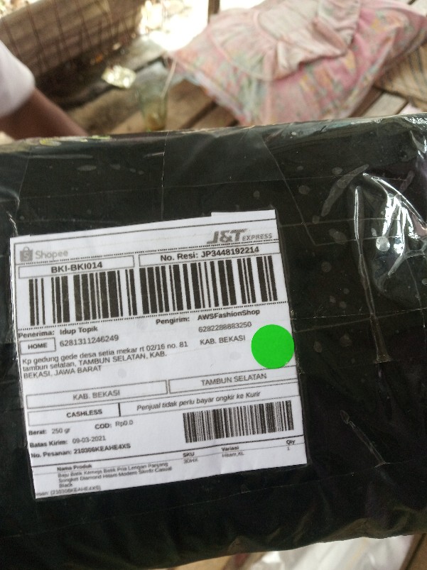 Baju Batik Kemeja Batik Pria Lengan Panjang Songket Diamond Hitam Modern Slimfit Casual Black