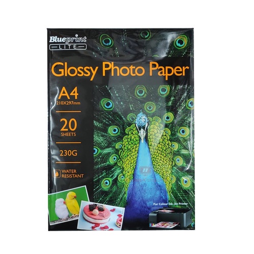 KERTAS BLUEPRINT GLOSSY PHOTO 230G