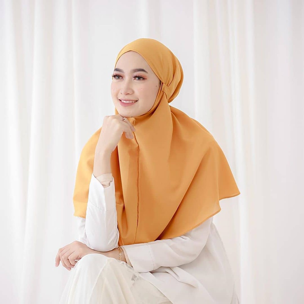 Hijab bergo maryam Diamond jilbab instant tali hijab kerudung mariam-5