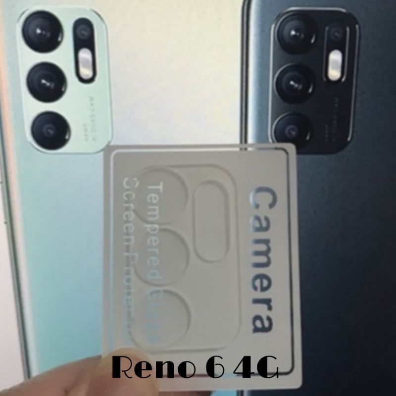 Reno 6 4G 4f 5 Tempered Glass Frame Camera Anti Gores Kaca  full Curved