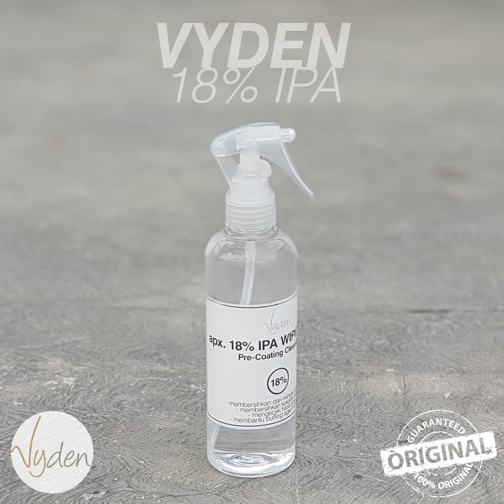 VYDEN IPA WIPE DOWN 18% 260ml Spray hapus sisa minyak compound kompon polish wax sebelum coating