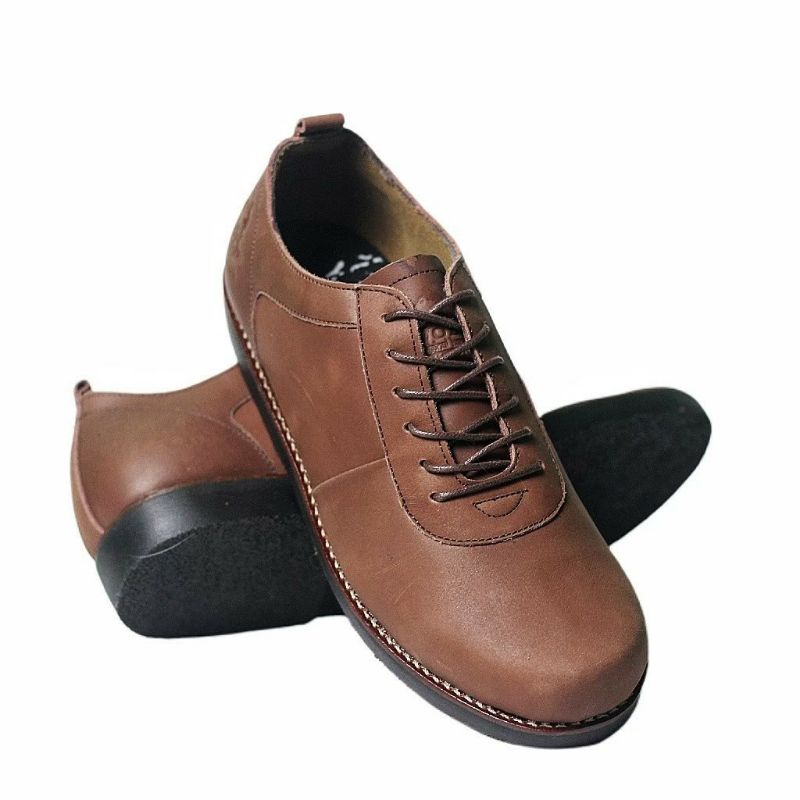 LOW GOLDEN Original Leather Shoes Men Sepatu Formal Pria Kulit Asli Casual Oxford Kerja Kantor Kondangan