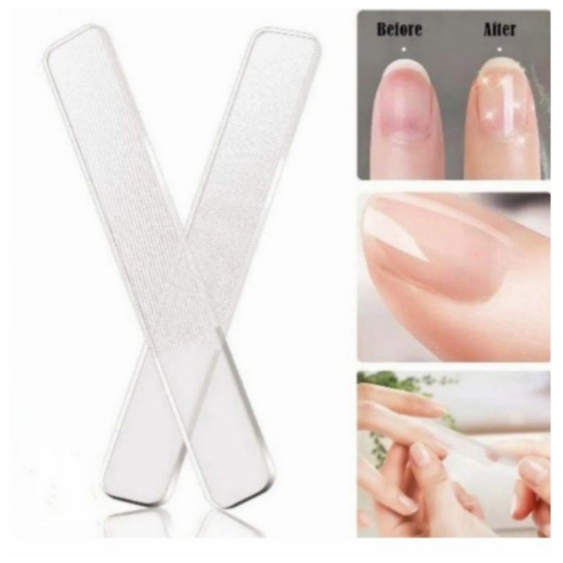 NUDE NAIL GLASS NAIL SHINER PENGKILAP KUKU