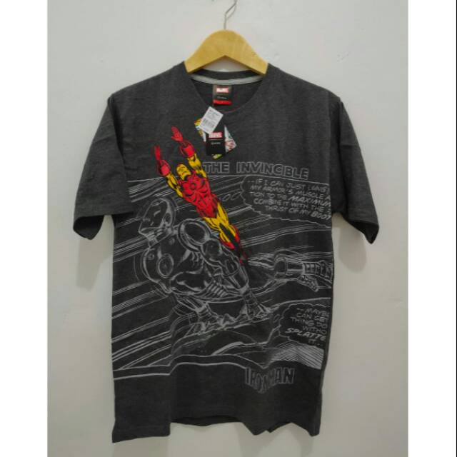 Kaos Laki Laki Dewasa Marvel Nevada Ironman