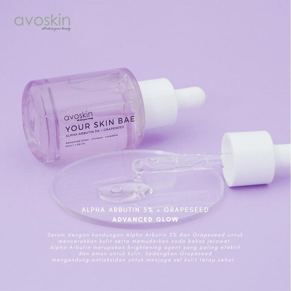 ✨ AKU MURAH ✨Avoskin Your Skin Bae Alpha Arbutin 3% + Grapeseed Serum