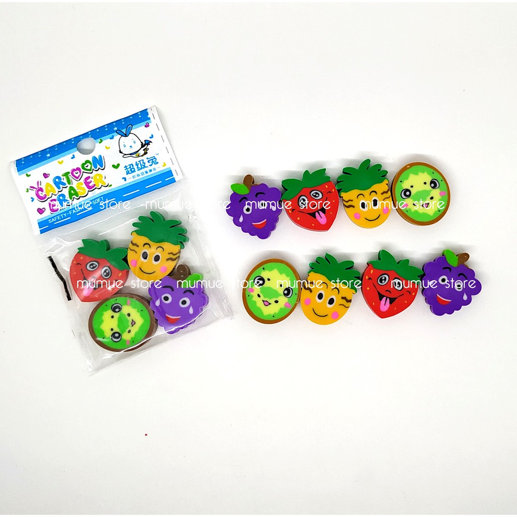 

FRUIT MINI ERASER /PENGHAPUS MINI/PENGHAPUS FANCY