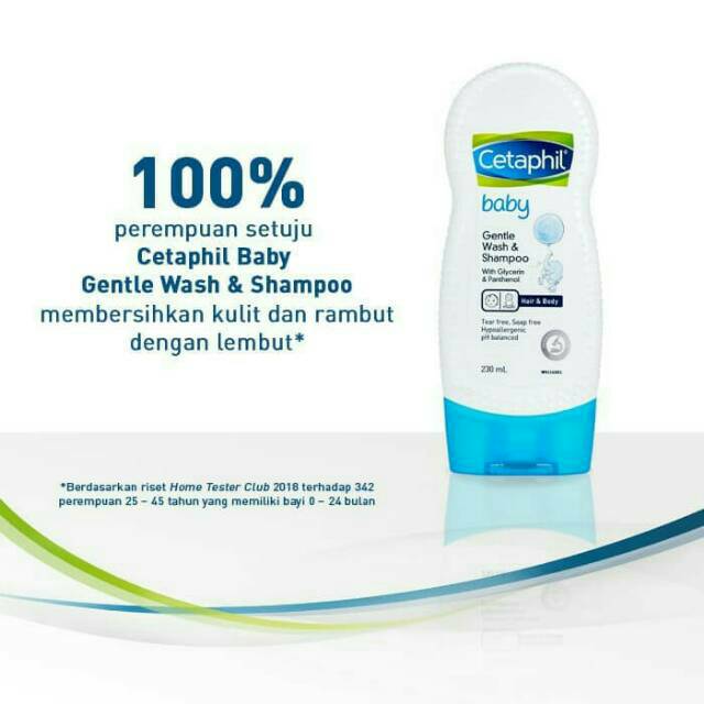 Cetaphil Baby Gentle Wash and Shampoo 230ml / Sabun Bayi Cetaphil  230 ml