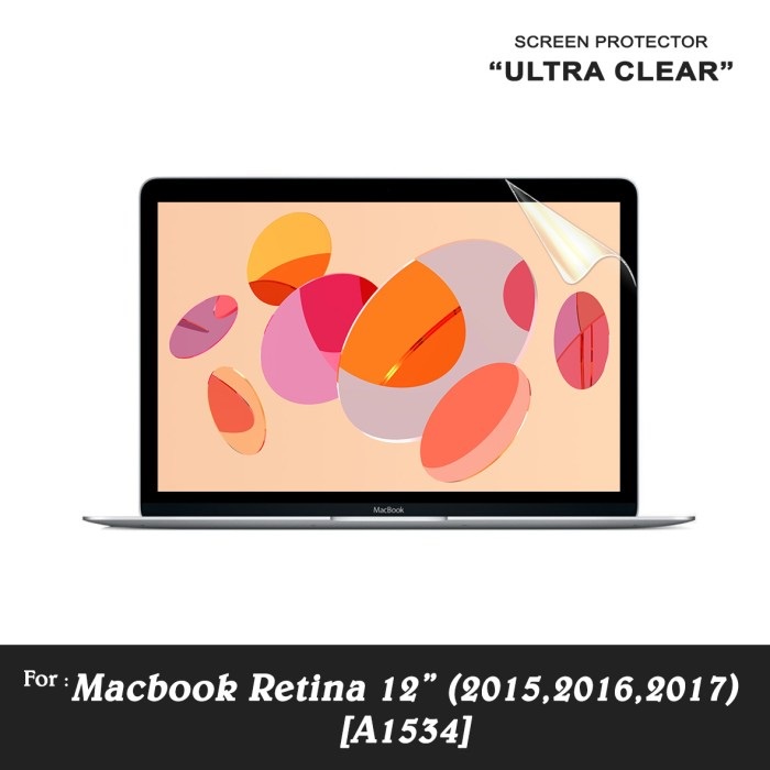 Screen Protector Screen Guard Macbook Pro Retina 12" A1534 Clear Anti Gores Macbook Pro Retina 12" A