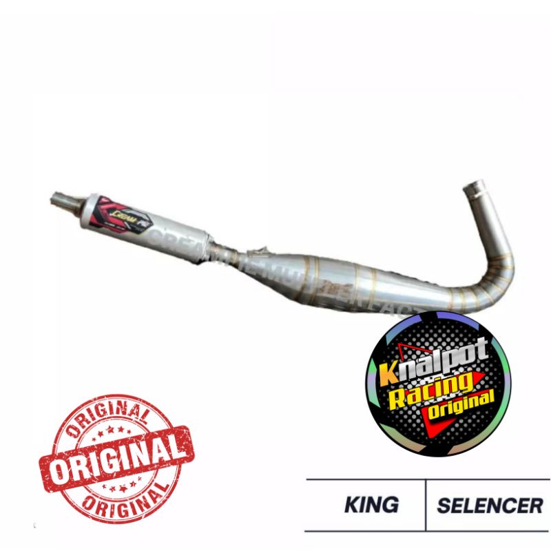 Knalpot Creampie Selencer RX King Stainless Original Creampie Yogyakarta