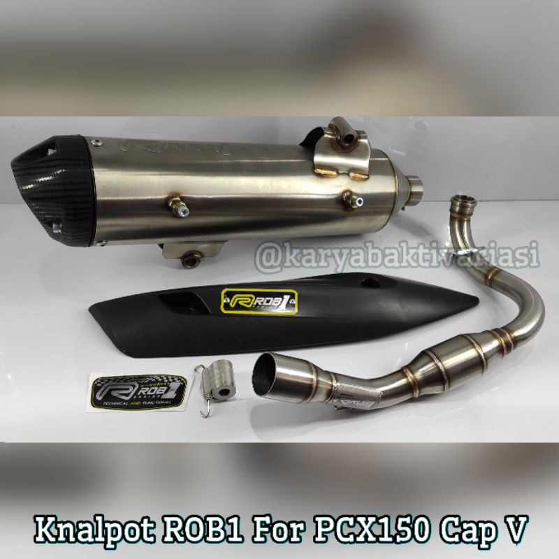 Knalpot Rob1 PCX150 Cap V Original