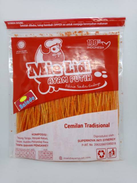 Mie Lidi Ayam Putih Mi Lidi Jajanan Jadul Mih Lidi Tempo Doeloe Snack Makanan Ringan-5
