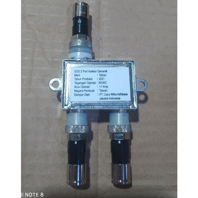 spriter antena TV cabang 2 way siap pakai spriter signal+ draf connector compress