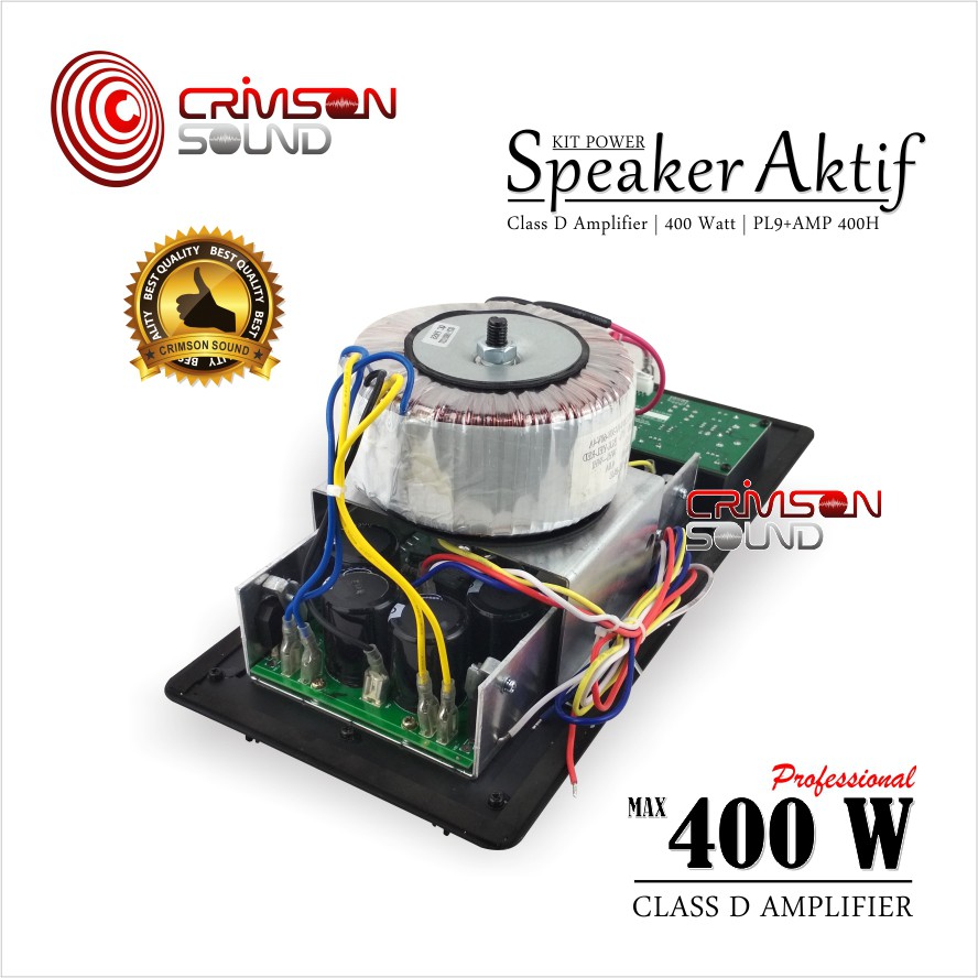 Power Kit Speaker Aktif 400 Watt Bi Amp Class D Amplifier Pl9 Shopee Indonesia