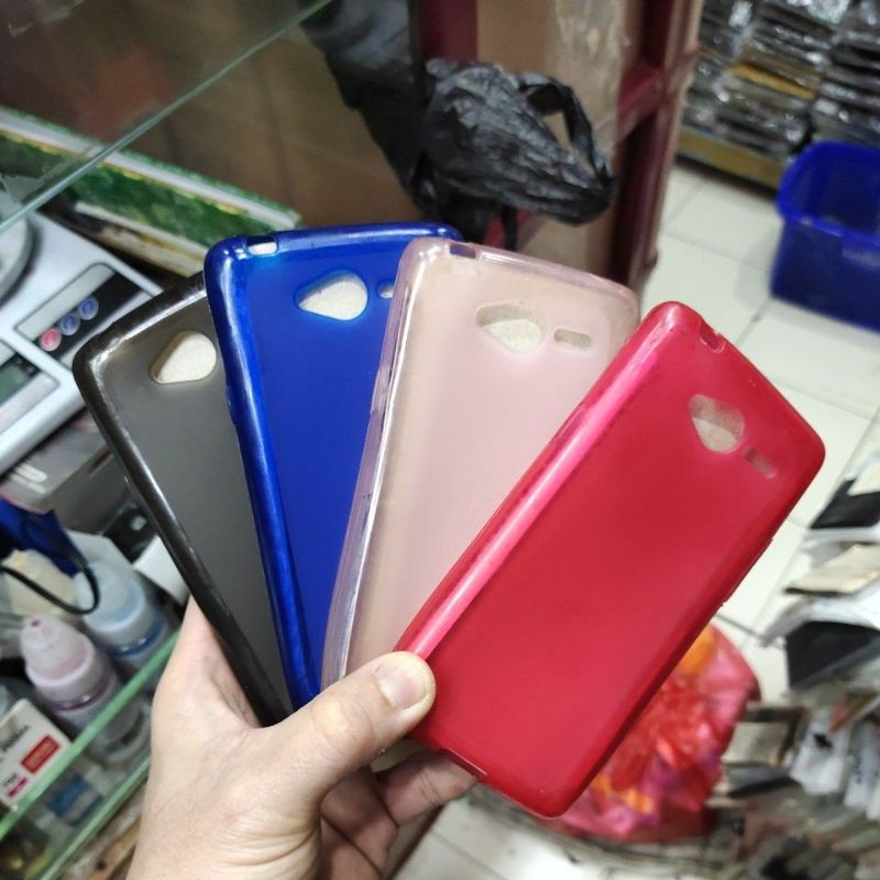 ANDROMAX I2 silikon karet softcase mantul murah meriah