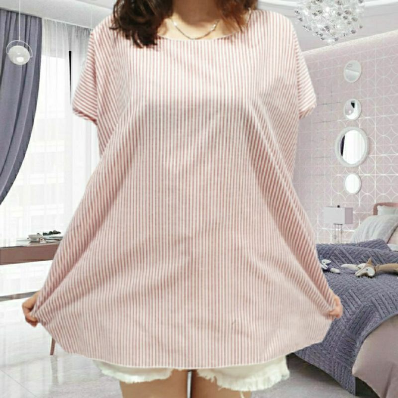 blouse salur atasan blouse salur cewek baju cewek salur baju salur cewek atasan salur cewek atasan cewek salur baju jumbo cewek salur atasan big size baju big size cewek salur baju cewek motif stripes size jumbo bahan rayon