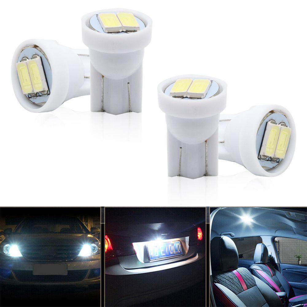 Populer 4Pcs Lampu Plat Nomor 4Pcs Bohlam Lampu 2SMD 563012v COB Dome Map