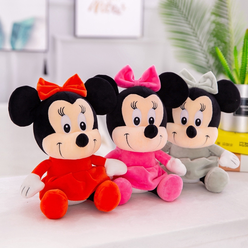 40cm Mainan Mewah Kartun Mickey Mouse Boneka Plush