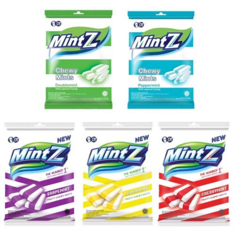 

Permen MINTZ Chewy Mint Lunak - Netto 115gr