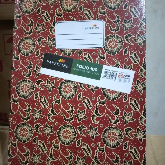 

Aman Buku Tulis Folio Paperline Isi 100 Lembar Terlaris