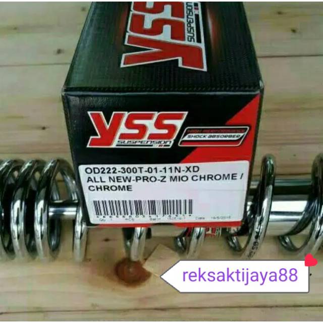 Shockbreaker YSS All New ProZ 300mm Matic Chrome Original