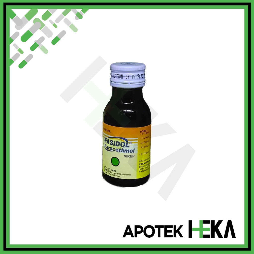 Fasidol Sirup 60 ml - Sirup Paracetamol Demam Anak (SEMARANG)